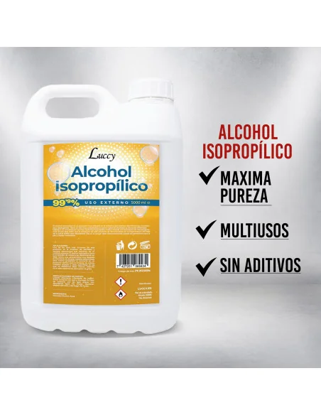 Alcohol Isopropílico 99,9% 5 L Alcohol Isopropílico 99,9% 5 L
