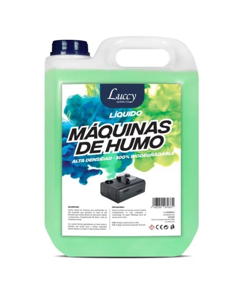 Líquido para máquinas de humo verde