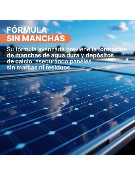 Limpiador de placas solares y sistemas fotovoltaicos 5L Limpiador de placas solares y sistemas fotovoltaicos 5L