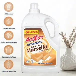 detergente jabon marsella arrixaca para lavar
