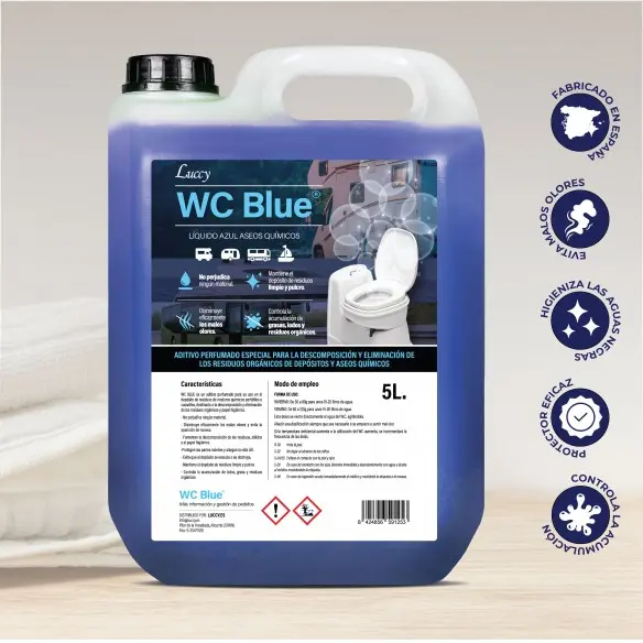 WC Blue / Additif pour les réservoirs d’eaux noires des camping-cars et des caravanes