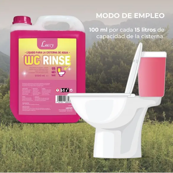 WC RINSE / Liquid for Water Cisterns / 5L